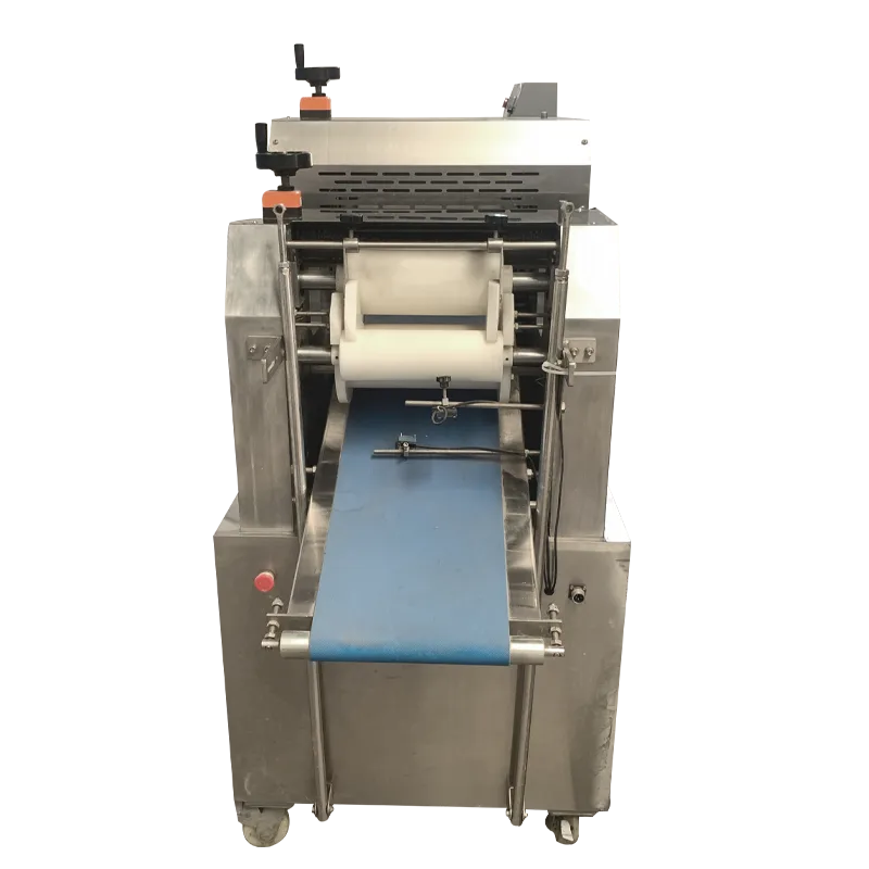 Food processing machinery: Pastry sheet making machine used in food production lines. - Pastry Machine - foodmachtech