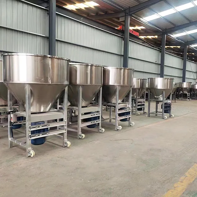 Máy trộn thức ăn dạng đứng máy trộn thức ăn trang trại máy trộn thức ăn hiệu quả - Máy trộn - foodmachtech