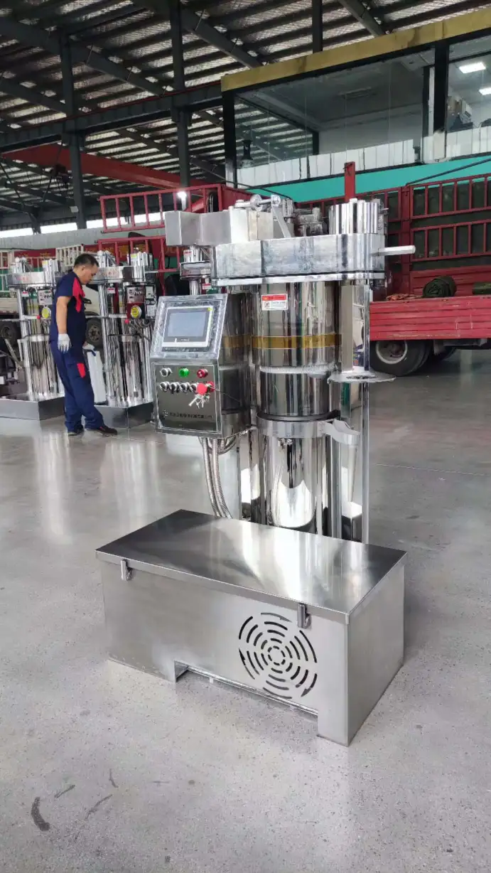 HY-YYF20 Intelligent Prensa de óleo hidráulico totalmente automática - Prensa Hidráulica a Óleo - foodmachtech
