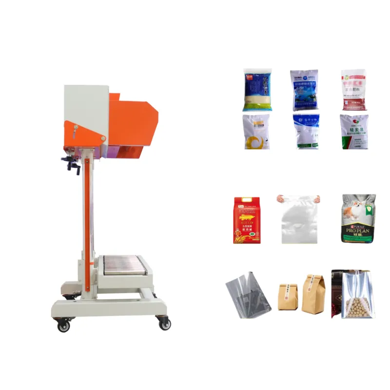 Industrial automatic vertical continuous sealing machine (for large plastic bag sealing and packaging)。 - Sealing Machine - foodmachtech