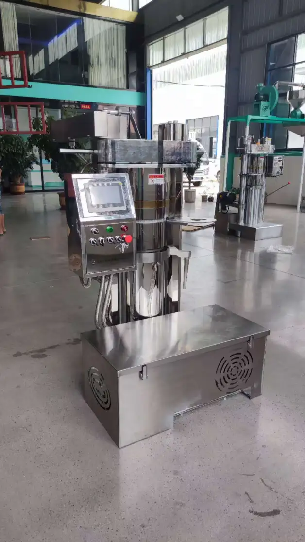 Prensa de aceite hidráulico completamente automática inteligente HY-YYF20 - Prensa hidráulica de aceite - foodmachtech