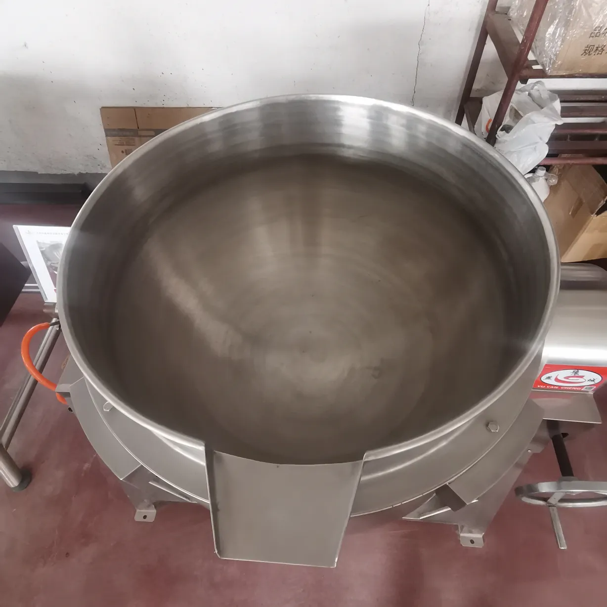 وعاء تسخين كهربائي مزدوج الطبقة ، وعاء مموج لمنتجات اللحوم متعدد الوظائف - وعاء القلي - foodmachtech