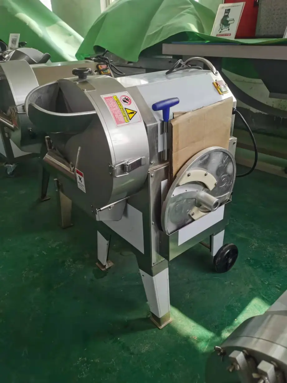 A machine for shredding, slicing and dicing tree root and stem vegetables. - Vegetable Cutter - foodmachtech