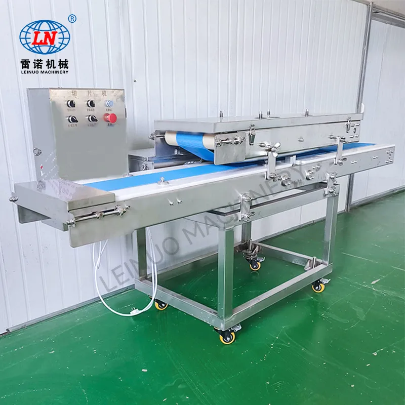 Máy cắt thịt tươi hai kênh hiệu quả cao bằng thép không gỉ với lưỡi dao nhập khẩu để cắt lát cực mỏng - Máy thái thịt - foodmachtech