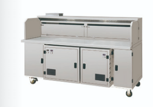 Sles e anoege uoeond ae yo-Carrello per barbecue di purificazione senza fumo al plasma