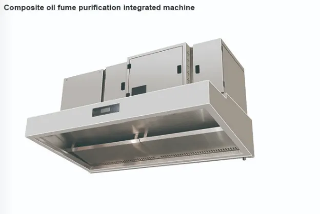 Integrierter Maschinen FHS-2500 zur Reinigung von Verbund öl rauch - Rauch reiniger - foodmachtech