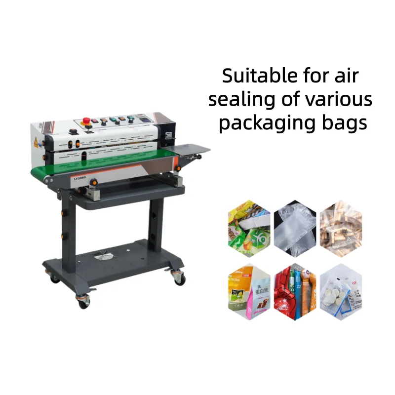 Continuous Vacuum Nitrogen Filling Sealing Machine LF-1080 Nitrogen Filling and Preservation Food Sealing Machine, Vacuum Pumpin - Sealing Machine - foodmachtech