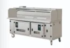 Sles e anoege uoeond ae yo-Carrello per barbecue elettrico e a gas ad aspirazione piatta - Carrello da cucina - foodmachtech