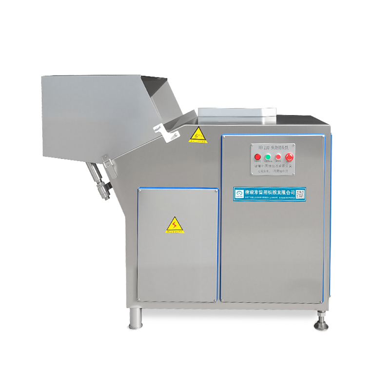 เครื่องตัดเนื้อแช่แข็งขนาดใหญ่เกรดอาหารไก่แช่แข็งไม่มีกระดูกอุปกรณ์แปรรูปเนื้อสัตว์แช่แข็ง