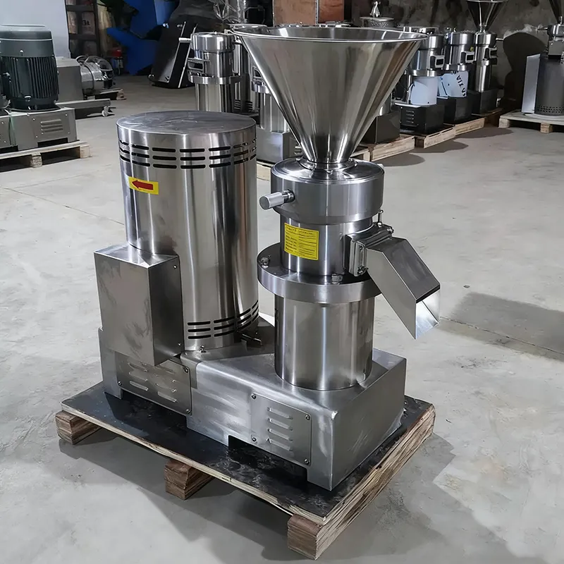 Lebensmittel qualität Kolloid mühle-voll automatische Marmeladen-und Erdnussbutter-Schleif maschine-kommerzielles kleines Hoch geschwindigkeit modell - Schleif-und Mischmasch ine - foodmachtech