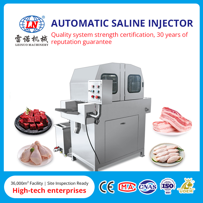 Полноавтоматическая солевая машина для инъекций Солевой генератор Коммерческое оборудование для обработки колбасы ветчины для травления мяса