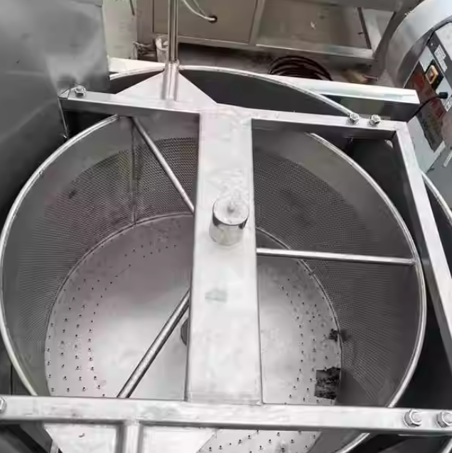 自動アンロード回転式乾燥およびデオイリング統合機械食品加工工場トップ排出用スペシャル