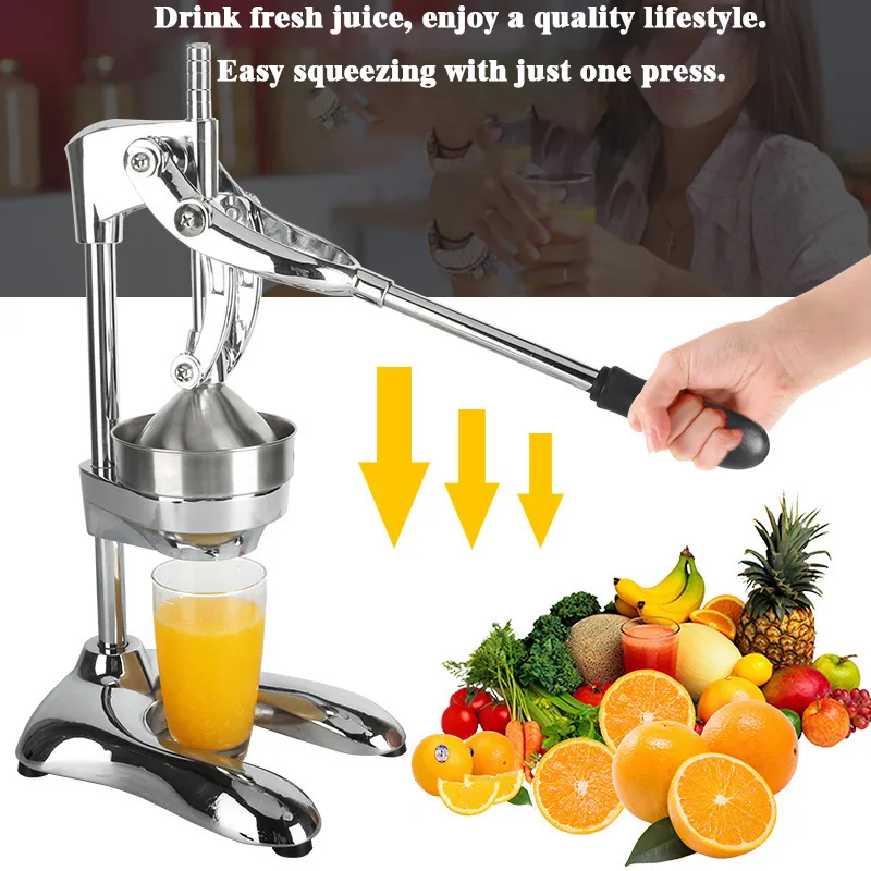 Nuevo exprimidor manual de cocina para el hogar, Exprimidor de hierro fundido multifuncional, Desmontaje rápido y fruta de acero inoxidable lavable Pres - Exprimidor - foodmachtech