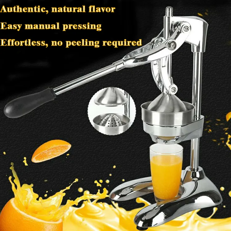 Nuevo exprimidor manual de cocina para el hogar, Exprimidor de hierro fundido multifuncional, Desmontaje rápido y fruta de acero inoxidable lavable Pres - Exprimidor - foodmachtech