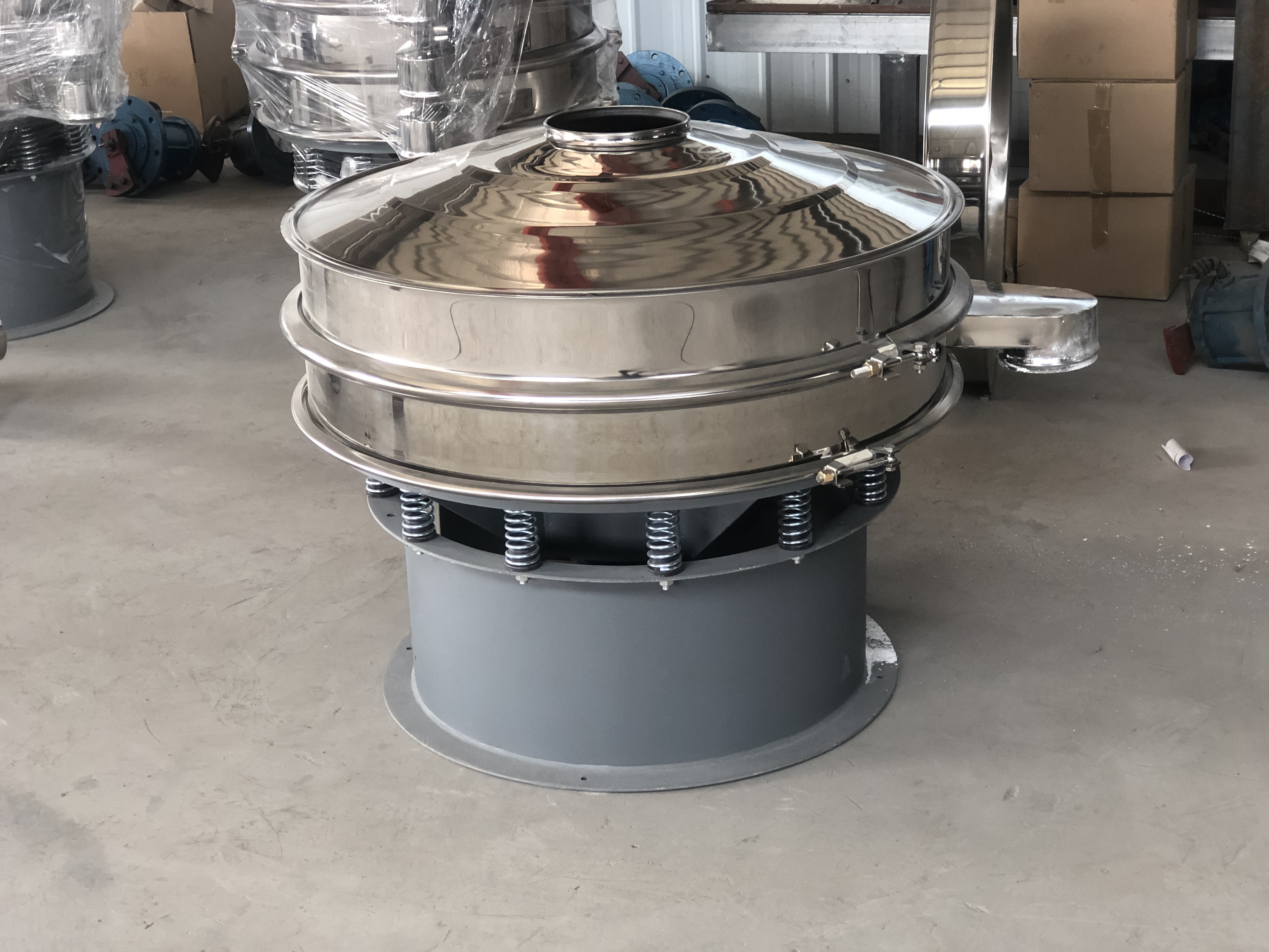 Rotary vibrating screen - Vibrating Screen - foodmachtech