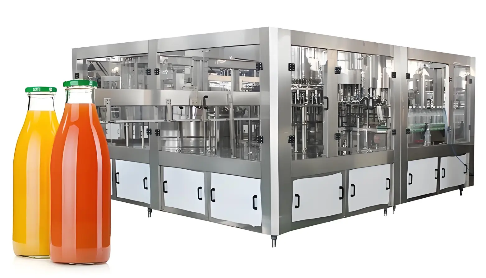 Saft getränke Produktions linie Edelstahl - Getränke produktions linie - foodmachtech