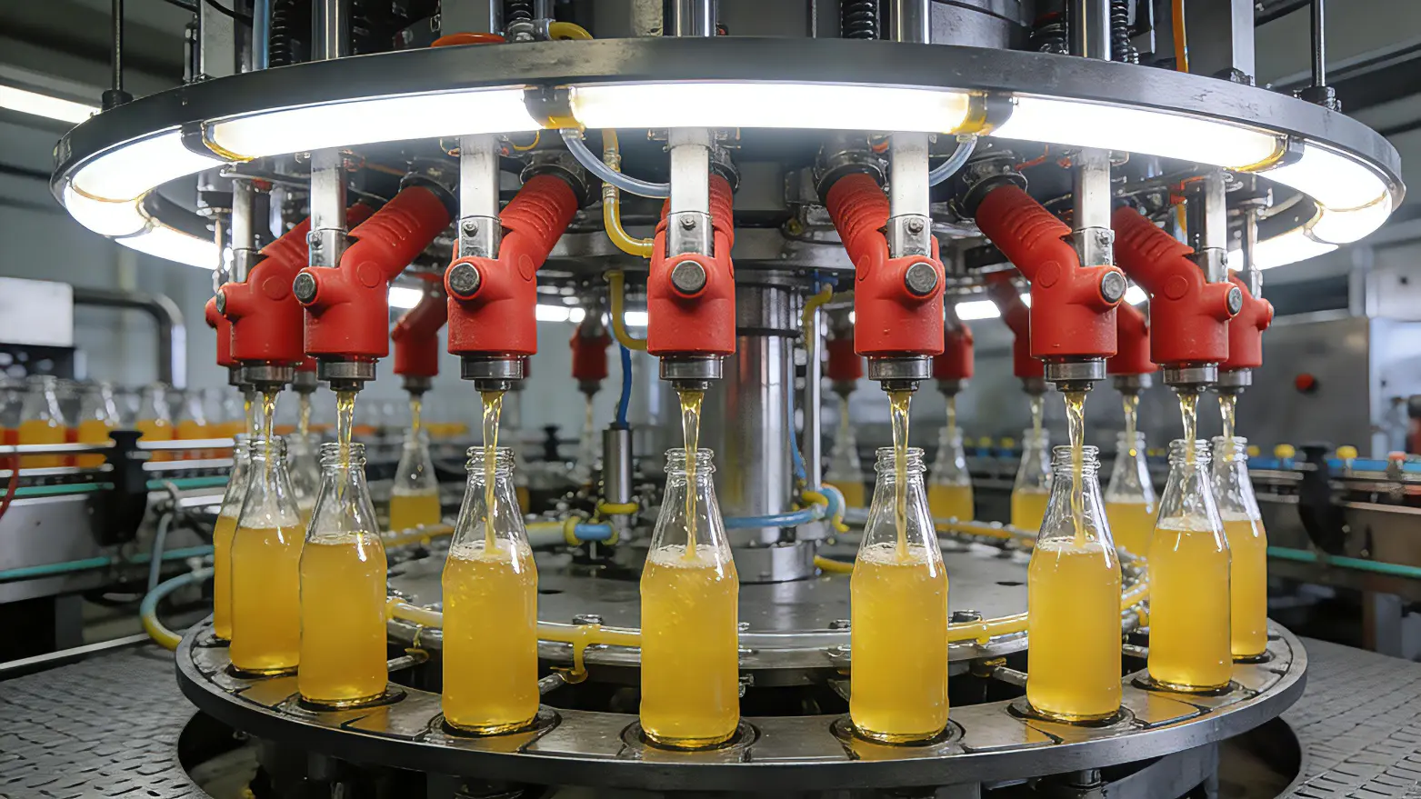 Saft getränke Produktions linie Edelstahl - Getränke produktions linie - foodmachtech