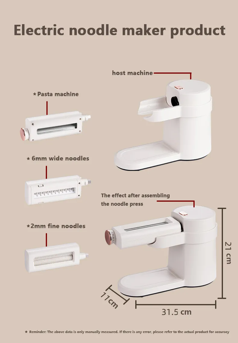 New Noodle Press Machine High Productivity Fully Automatic Electric Dough Pressing Machine for Bakery and Flour Processing - Noodle Machine - foodmachtech