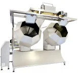 Spicy Strip Equipment Tempero Mixer Sistema mistura octogonal - Equipamento processamento snack picante - foodmachtech