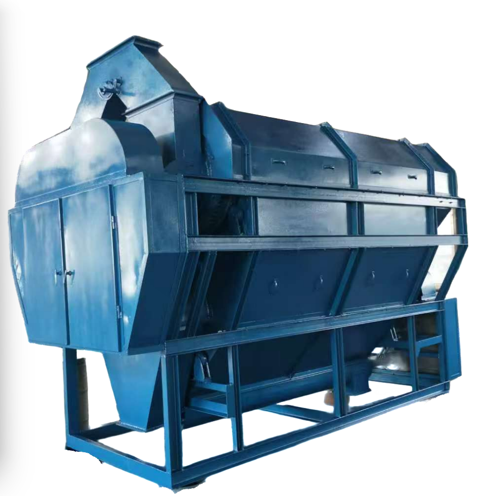 The FLY3-80 double cylinder round screening material is composed of carbon steel and cast iron parts, and the core components ar