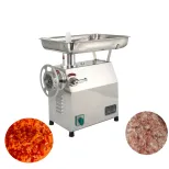 Máy xay thịt bằng thép không gỉ Tự động chạy điện mới 250 kg/giờ Công suất phục vụ ăn uống gia dụng quy mô nhỏ Bảo hành 1 năm - Máy Nghiền - foodmachtech