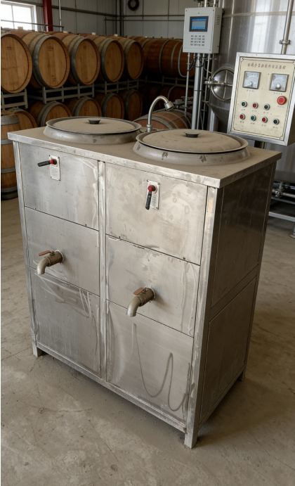 Food Grade Stainless Steel Dual Soy Milk Cooking Tank Commercial Anti-Burnt Easy to Clean Soy Milk Boiler