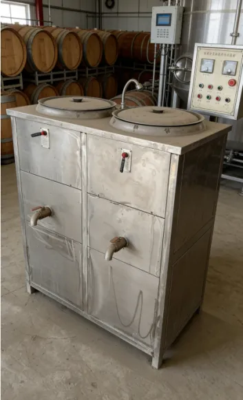Tanque duplo de aço inoxidável do cozimento do leite da soja do produto comestível Anti-queimado fácil limpar a caldeira do leite de soja