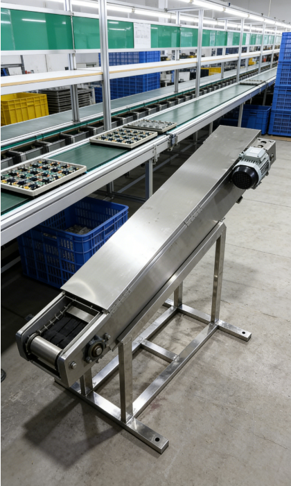 High Efficiency Portable Small Hoist Commercial Material Feeder for Food Processing
