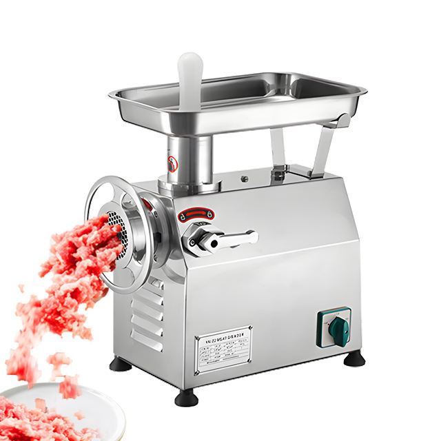 Nouvelle capacité automatique électrique du hachoir à viande d'acier inoxydable 250 kg/h pour le traitement à petite échelle d'utilisation de maison de restauration garantie de 1 an