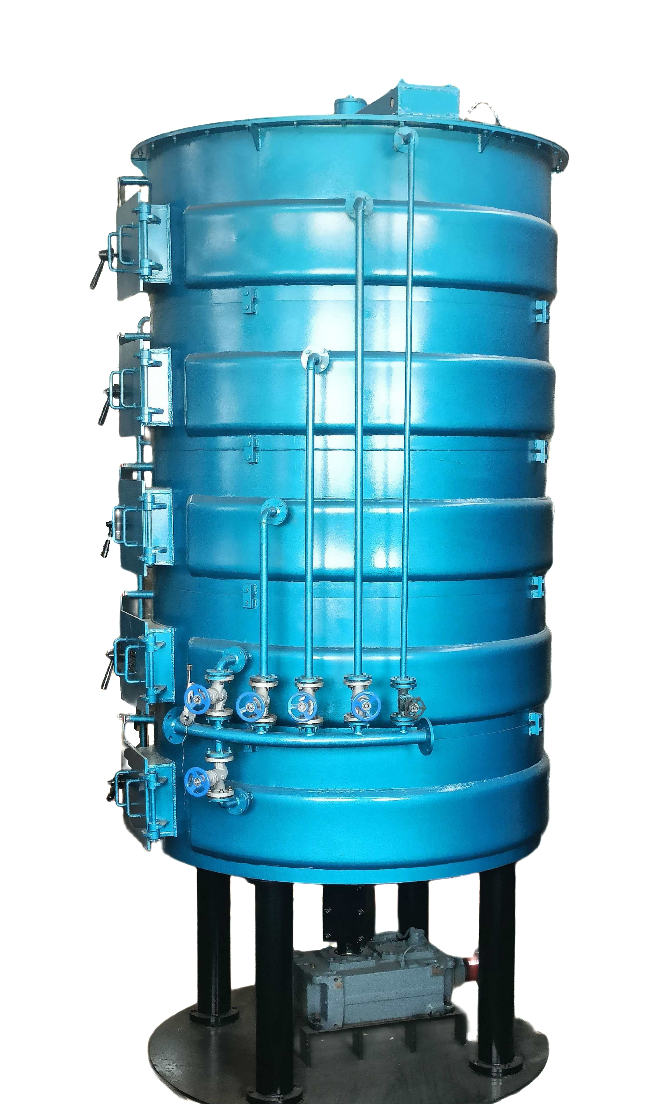 The 150 * 5 type steaming and frying pan is a key equipment in the pre-treatment section of vegetable oil processing. It is main