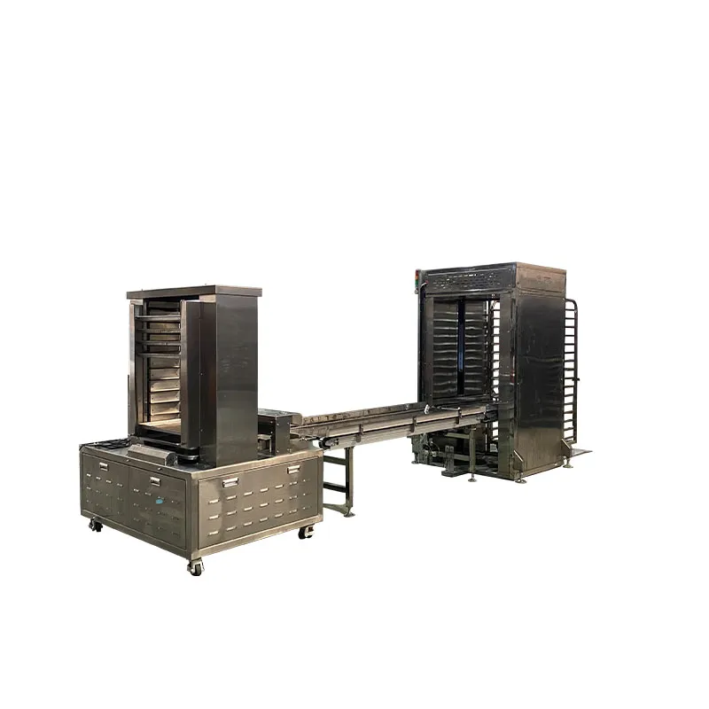 Brand New Bread Baking Equipment Multifunctional Food Baking Equipment Fully Automatic Tray Loading Machine - Conveyor Belt - foodmachtech