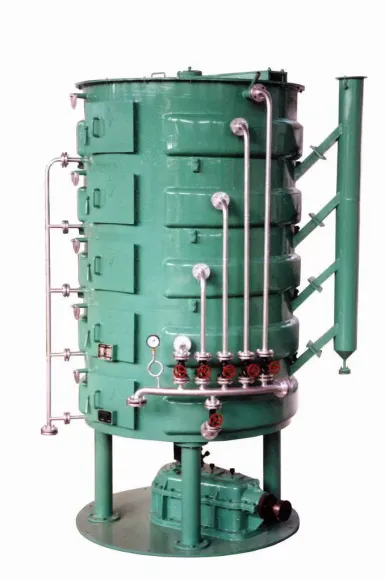 O 250*5 tipo vapor e frigideira é um equipamento chave na seção de pré-tratamento de processamento de óleo vegetal, principalmente uso