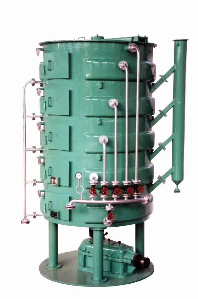 El tipo 250*5 que cuece al vapor y sartén es un equipo dominante en la sección del tratamiento previo del aceite vegetal que procesa, principalmente uso - Prensa de aceite por tornillo - foodmachtech
