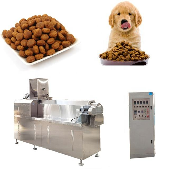 Produktions maschine für trockene Tiernahrung Kibble-Hundefutter-Pellet-Produktions linie automatische Katzenfutter-Herstellungs maschine