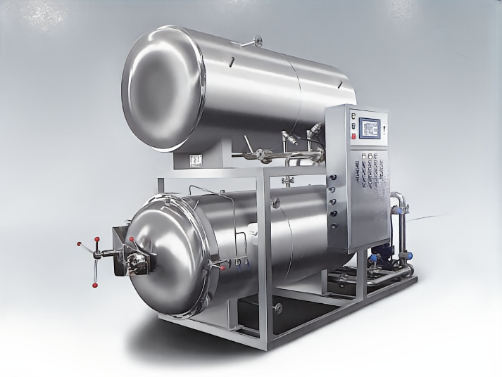 Olla de esterilización automática de doble tanque