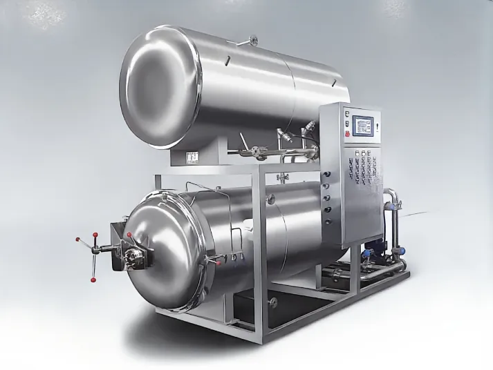 Tanque duplo esterilização automática pote - Esterilização Pot - foodmachtech