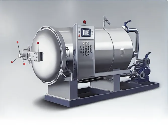 Spray automático Esterilização Pot Comercial Food Grade Esterilizador De Alta Temperatura - Esterilização Pot - foodmachtech