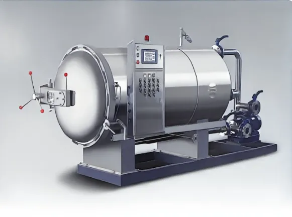 Spray automático Esterilização Pot Comercial Food Grade Esterilizador De Alta Temperatura