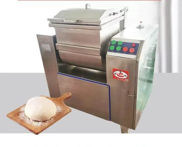 Totalmente automático em grande escala vácuo massa misturador, farinha comercial mistura e formando máquina, cozido no vapor pão/bolinho de processamento