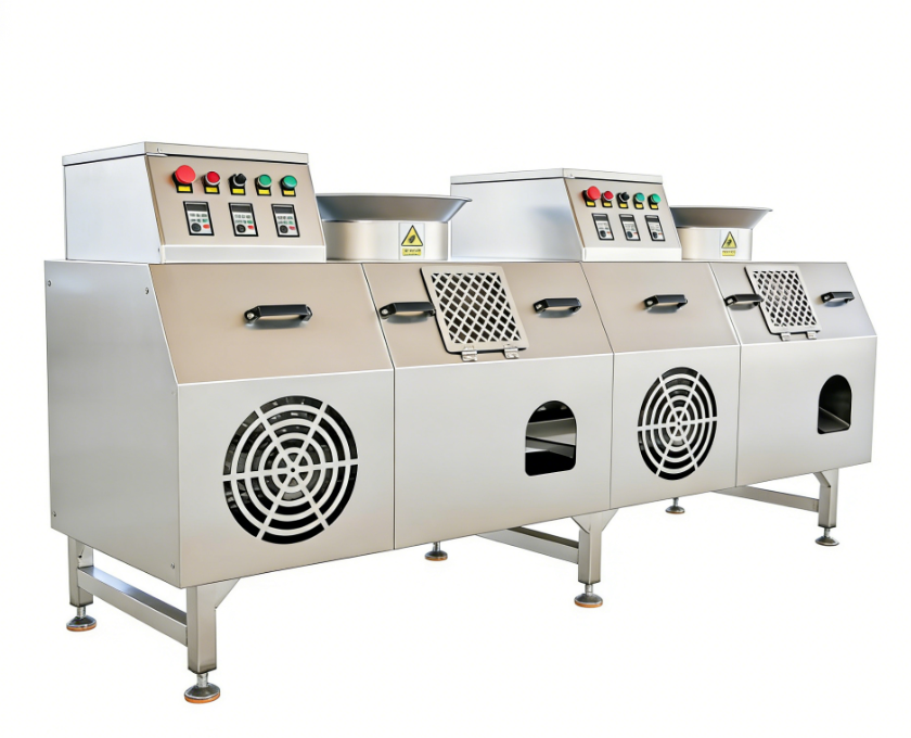 Máquina de alimentación de polvo de doble tornillo Equipo de tira picante