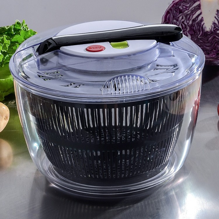 Dehydrator แบบกดผัก, เครื่องปั่นสลัด, อ่างล้างผัก, ที่คว่ำน้ำ, การล้างผลไม้ด้วยตนเอง