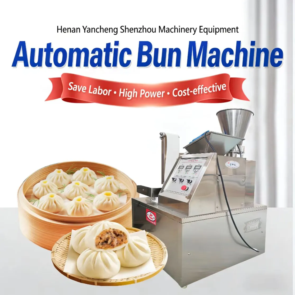Commercial fully automatic steamed bun machine multifunctional imitation manual canteen bun making integrate  dachine complete s - Steamed Bun Machine - foodmachtech