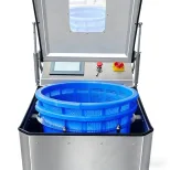 Commercial large-scale vegetable dehydrator, central kitchen fully automatic 304 stainless steel vegetable filling dehydrator. - Clean Vegetable Processing Production Line - foodmachtech