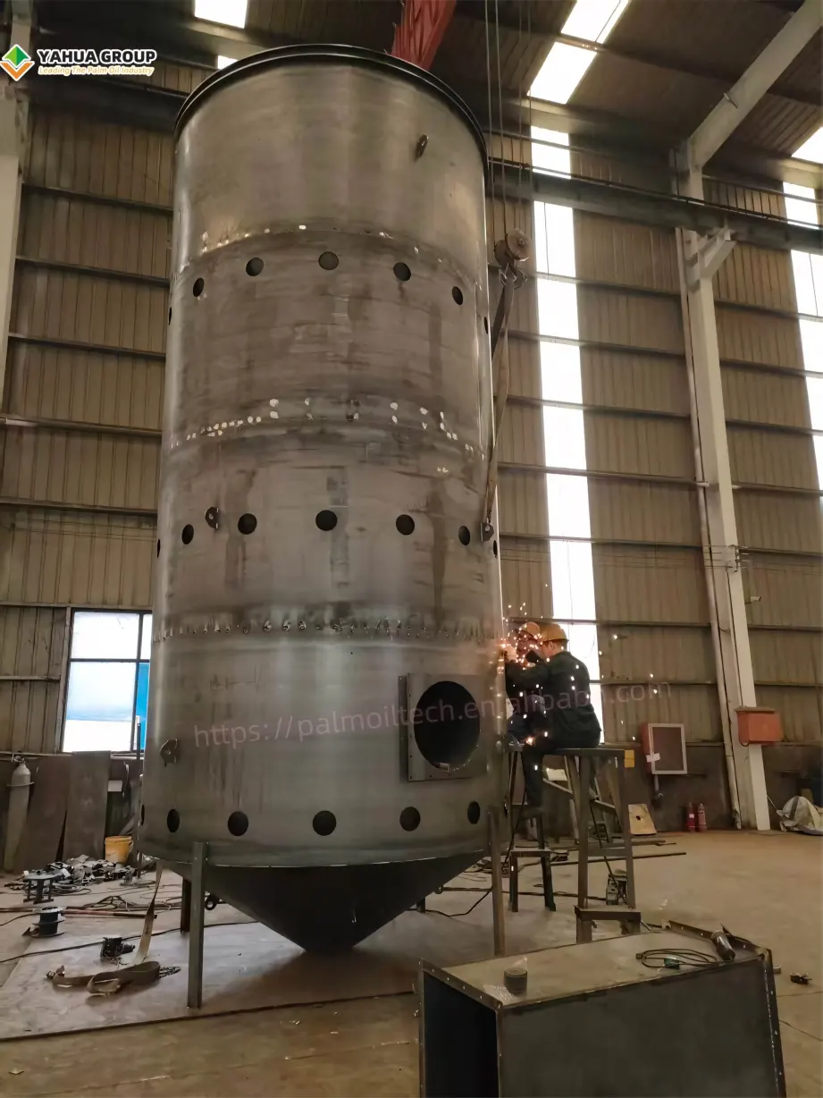 High Capacity Palm Kernel Secagem Silo com eficiente Airflow Control System para uso agrícola - Parafuso óleo imprensa - foodmachtech