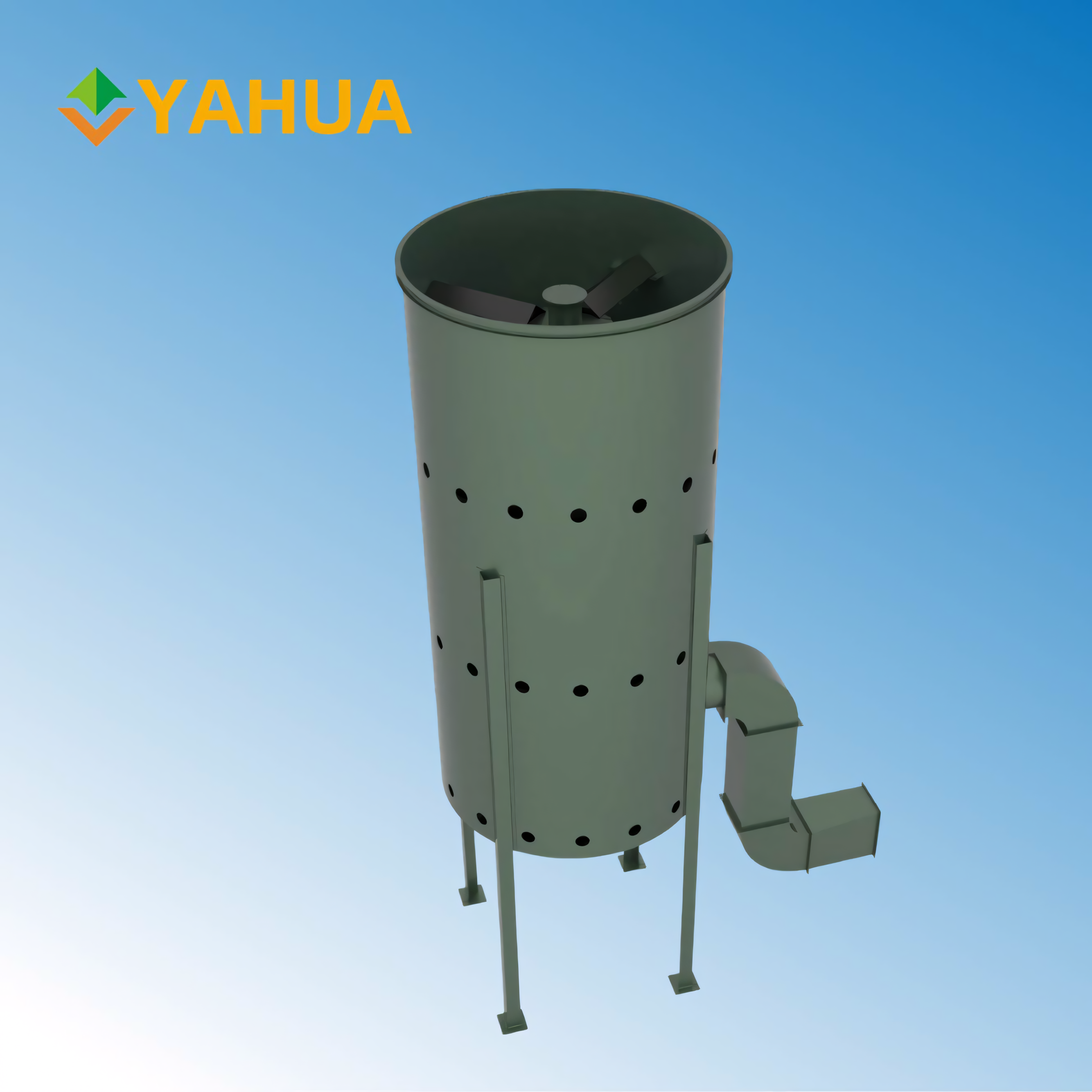 High Capacity Palm Kernel Drying Silo with Efficient Airflow Control System for Agricultural Use