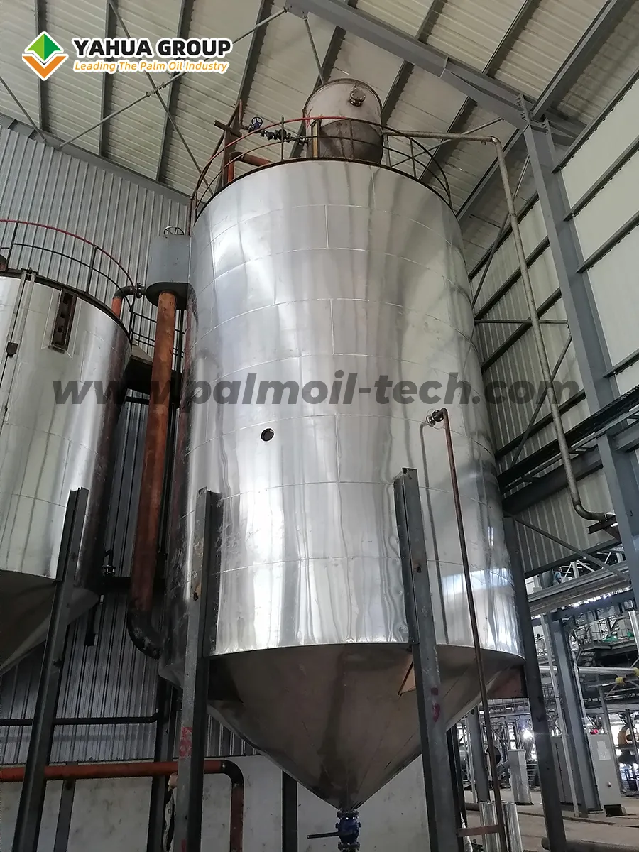 Tanque vertical do clarificador do óleo com agitador 10 toneladas/H - Equipamento processamento produtos soja - foodmachtech