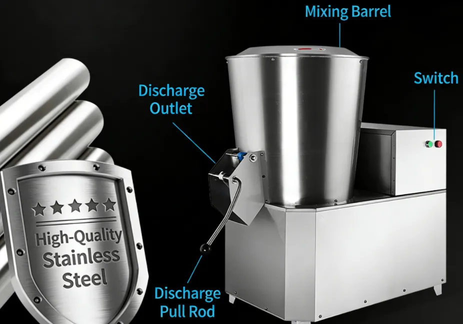 Speciale per Pasticceria e Cibo Miscelatore Commerciale di Farina di Grande Capacità Miscelatore di Polvere - Mixer - foodmachtech