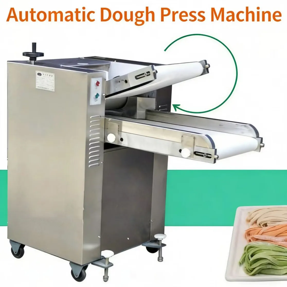 Commercial automatic noodle press machine for steamed buns baozi French bread dough kneading - Noodle Press - foodmachtech
