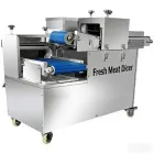 Máquina de corte de cerdo estofado comercial de un paso cortador de tira de carne fresca máquina de cubicación de vientre de cerdo equipo de división de tira de cerdo - Máquina de corte de cubo de carne - foodmachtech