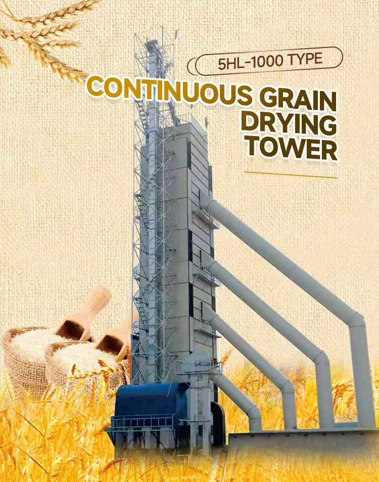 Huinong 5HL-1000type Continuous grain drying tower - Dryer - foodmachtech